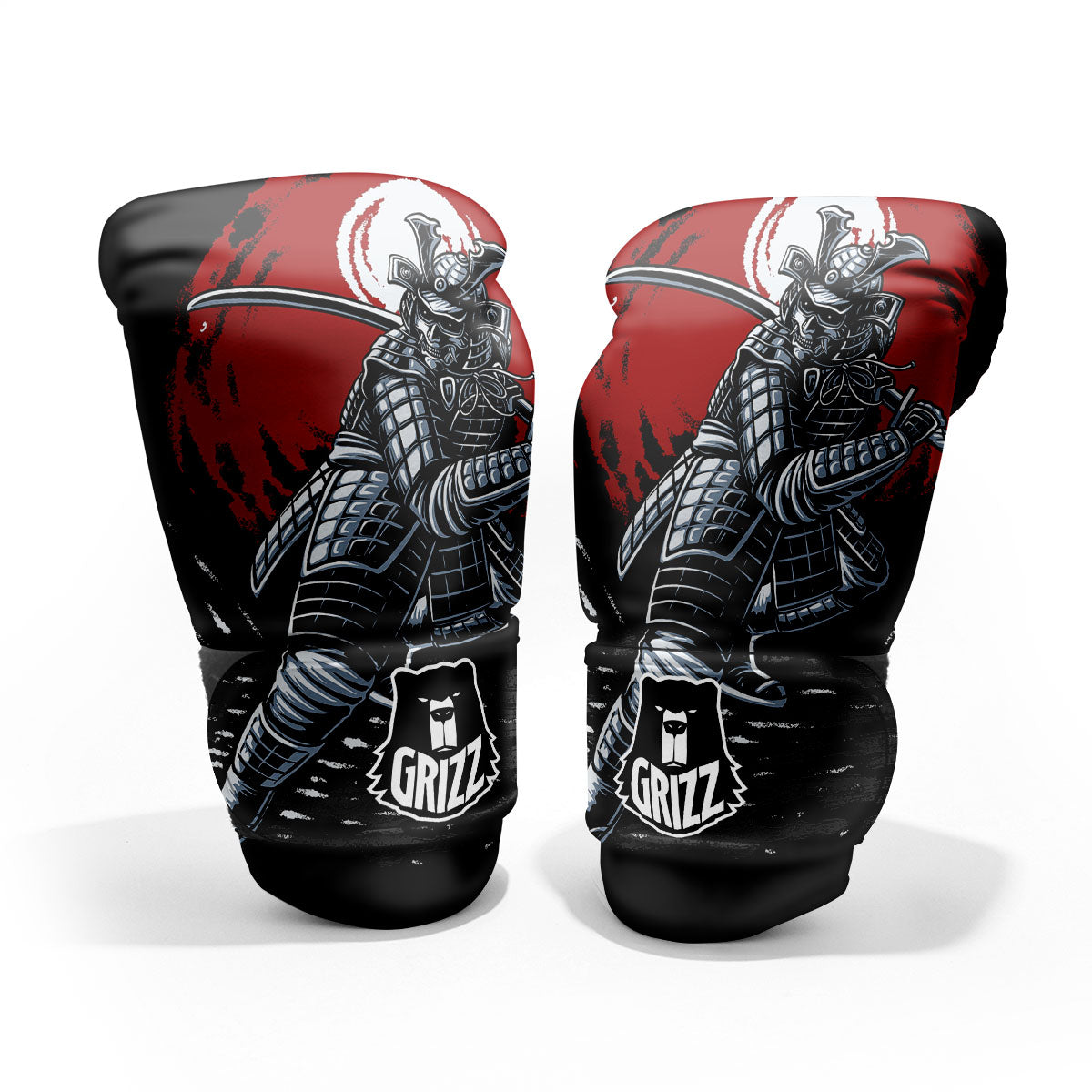 Warrior Samurai Dark Print Pro Boxing Glove