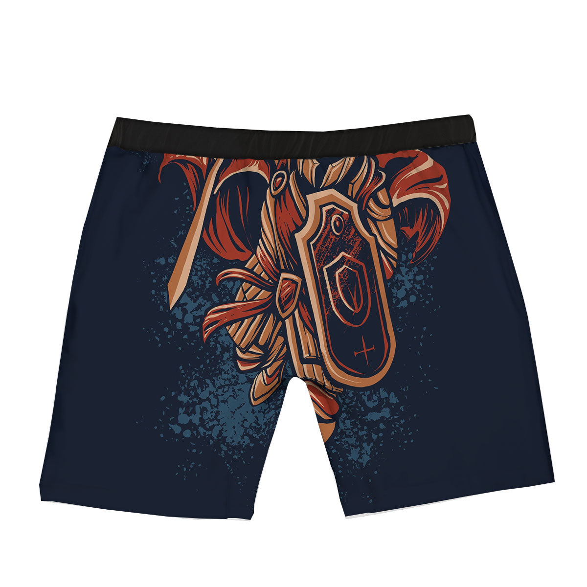 Warrior Spartan Print Boxer Briefs-grizzshop