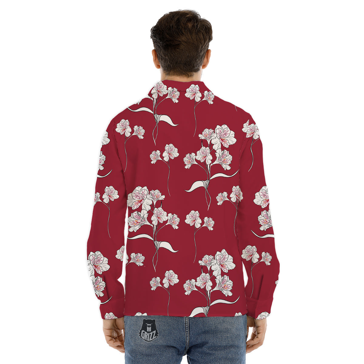Warrior Spartan Print Men's Dress Shirts-grizzshop