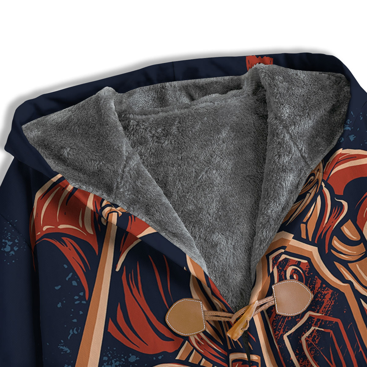 Warrior Spartan Print Men's Windbreaker Jacket-grizzshop