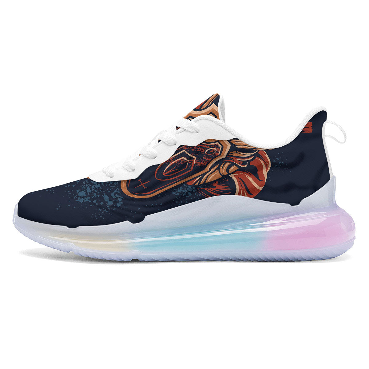 Warrior Spartan Print Running Sneakers-grizzshop