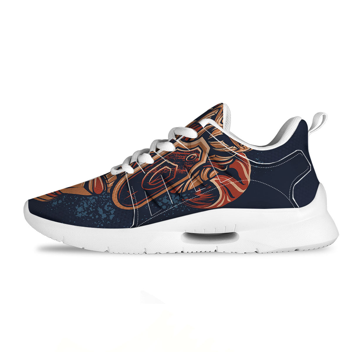 Warrior Spartan Print Tennis Shoes-grizzshop