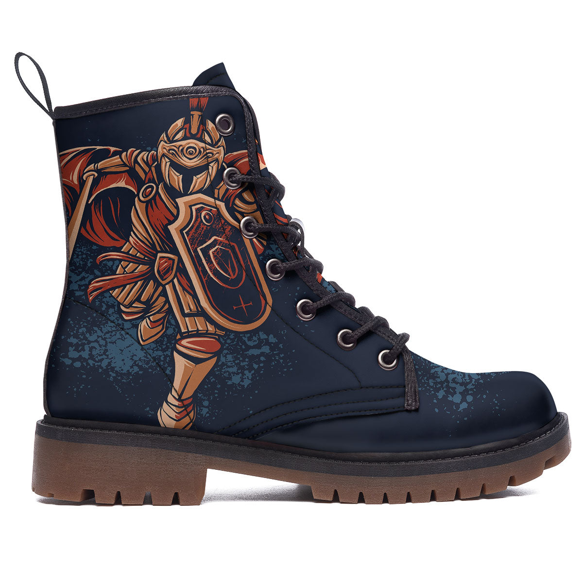 Warrior Spartan Print Work Boots-grizzshop