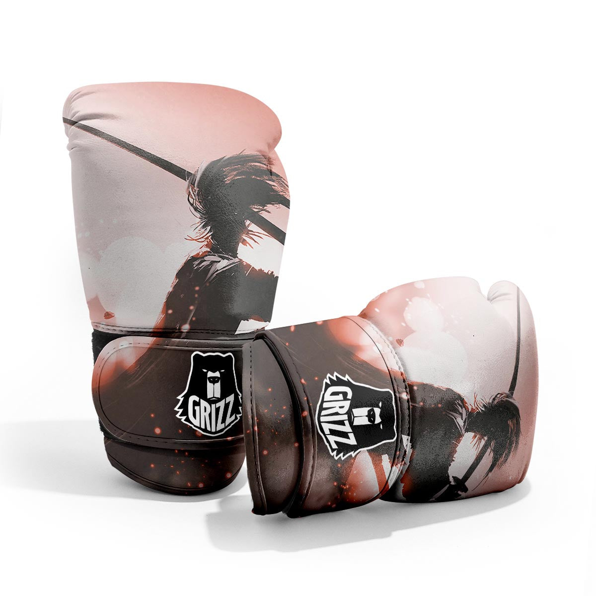 Warrior Sunset Samurai Print Pro Boxing Glove