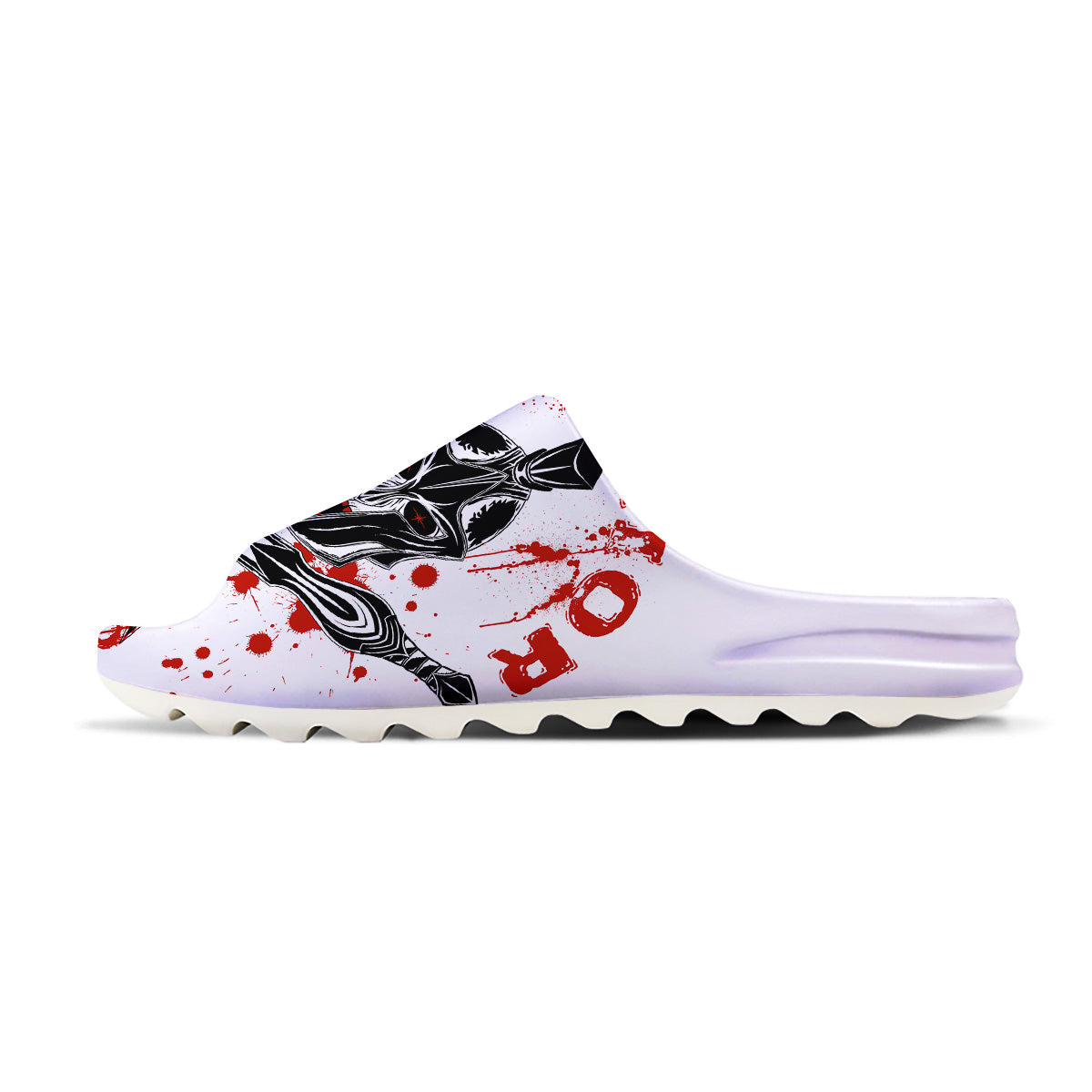 Warrior Bloody Spartan Print Sandals-grizzshop