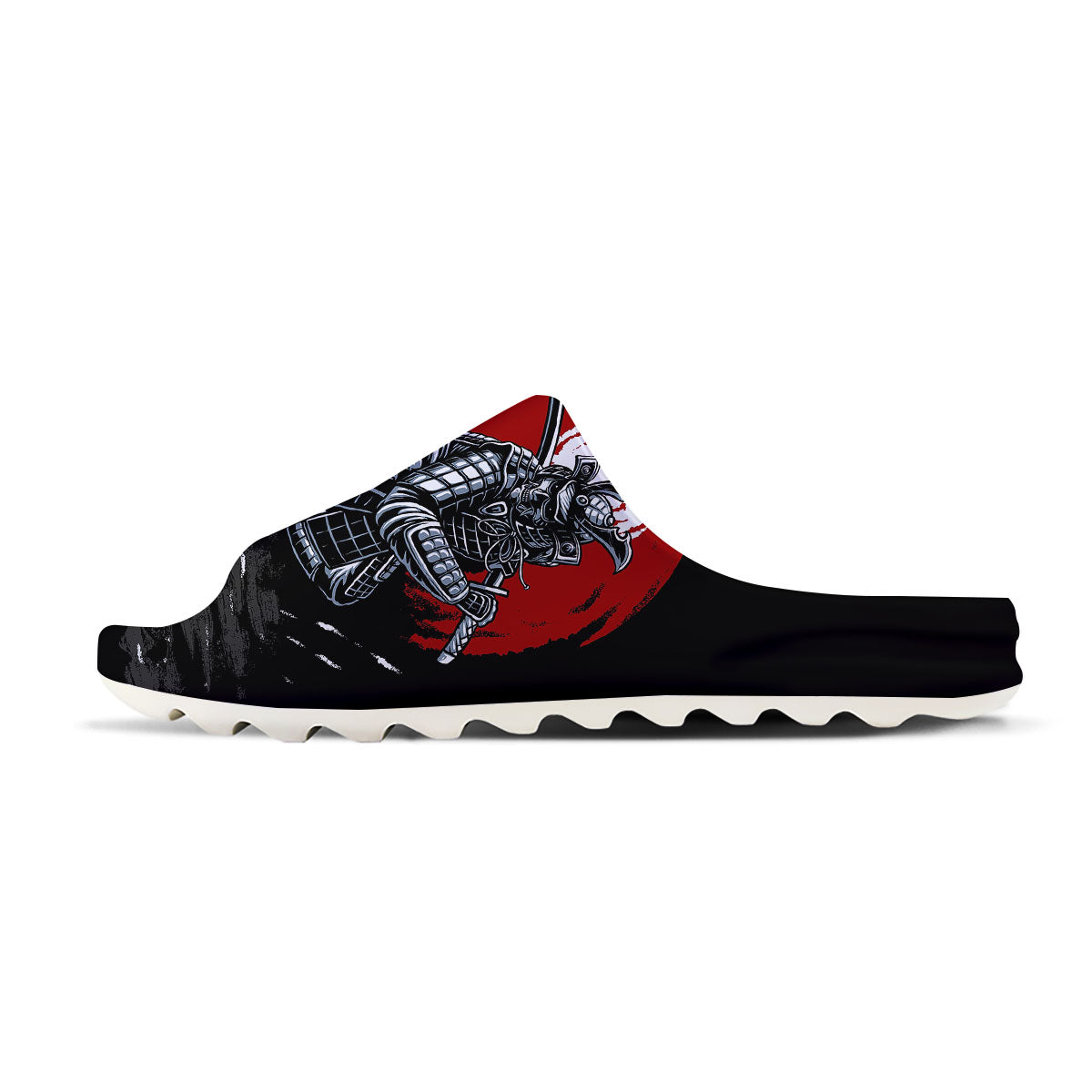 Warrior Samurai Dark Print Sandals-grizzshop