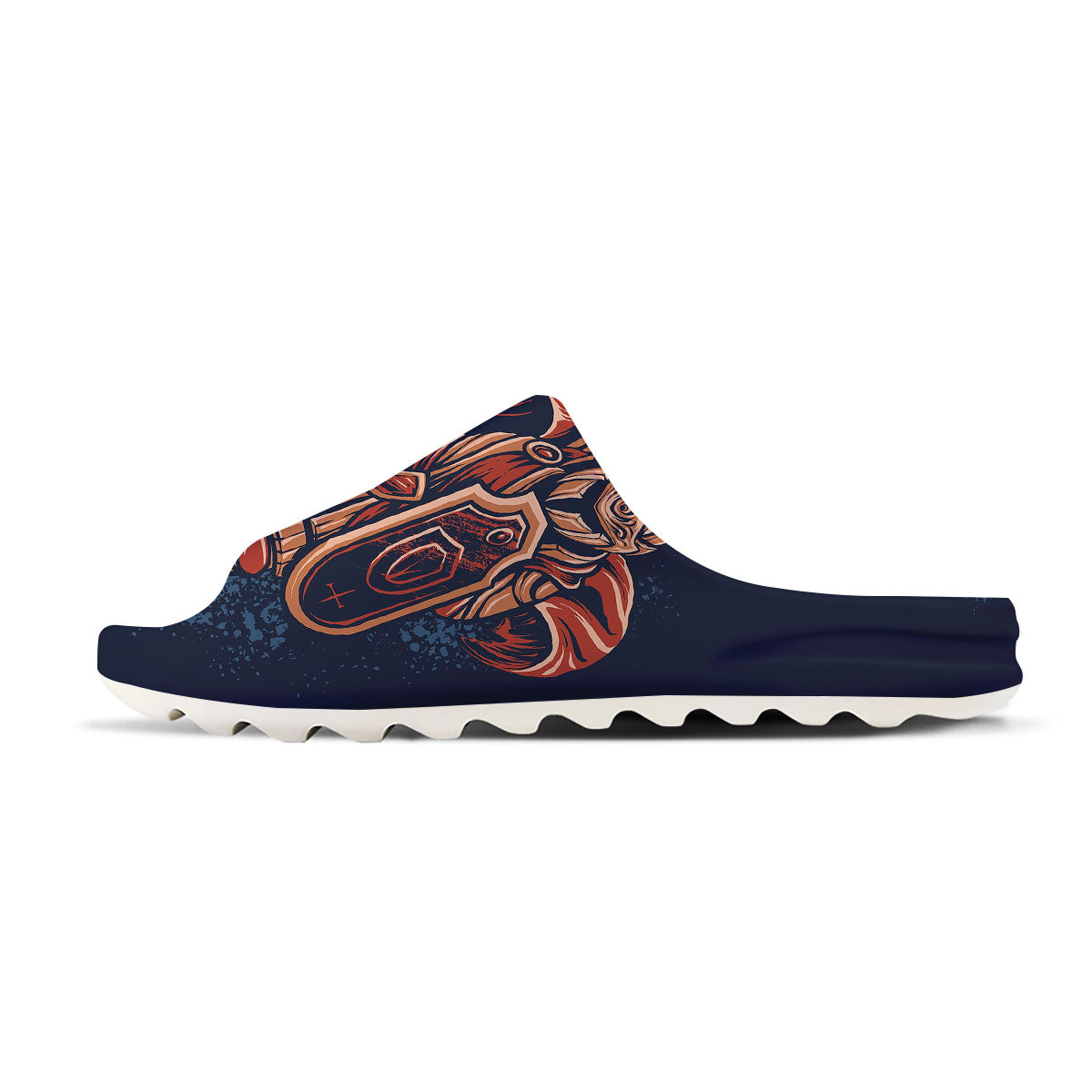 Warrior Spartan Print Sandals-grizzshop