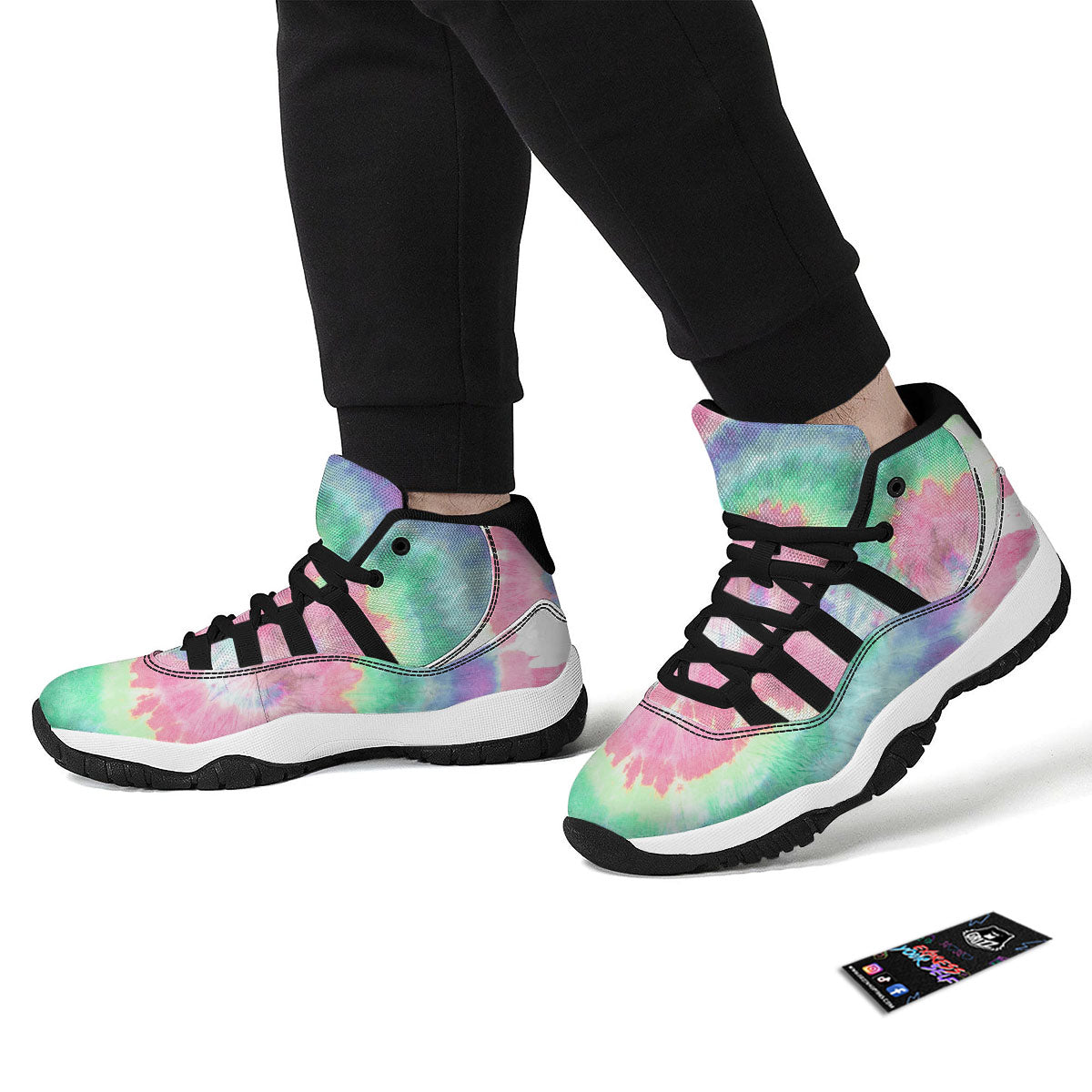 Water Lilies And Frogs Print Pattern Black Bball Shoes-grizzshop