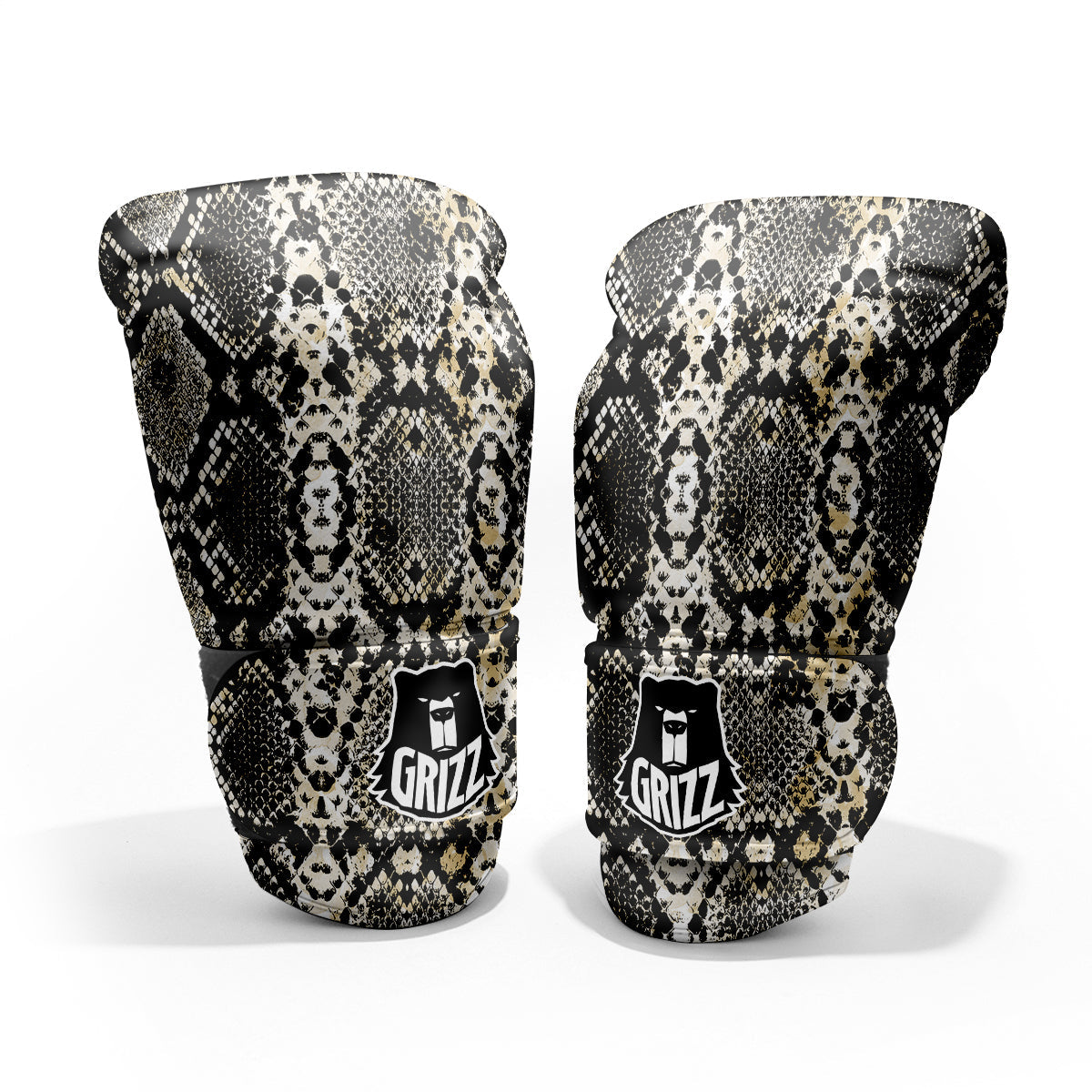 Watercolor Abstract Snake Animal Skin Print Pro Boxing Glove