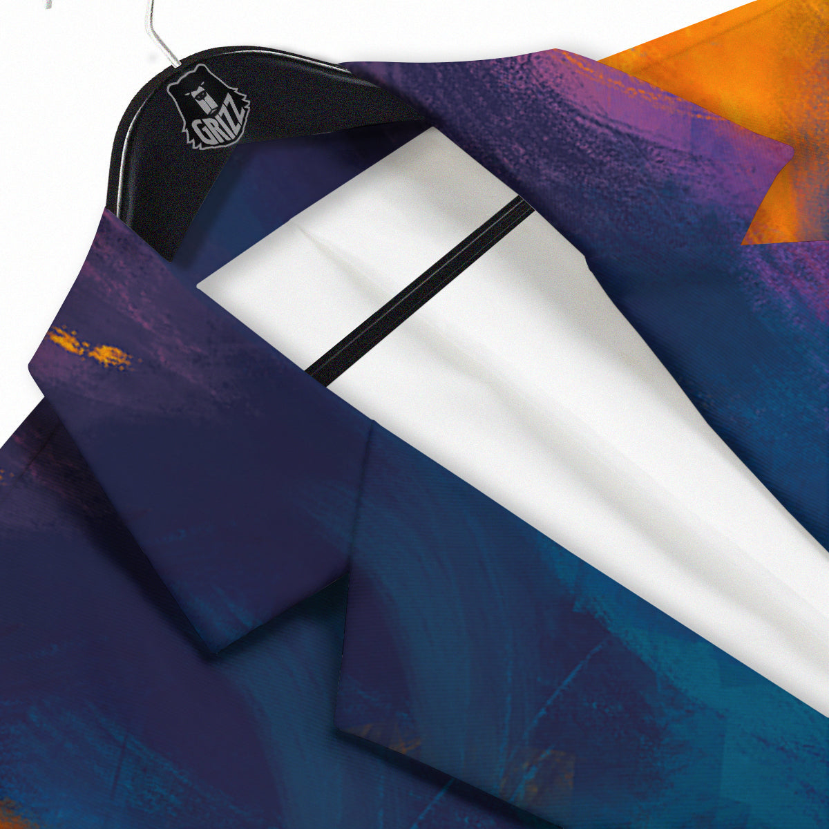 Watercolor Balloons And Storm Print Men's Sport Coat-grizzshop