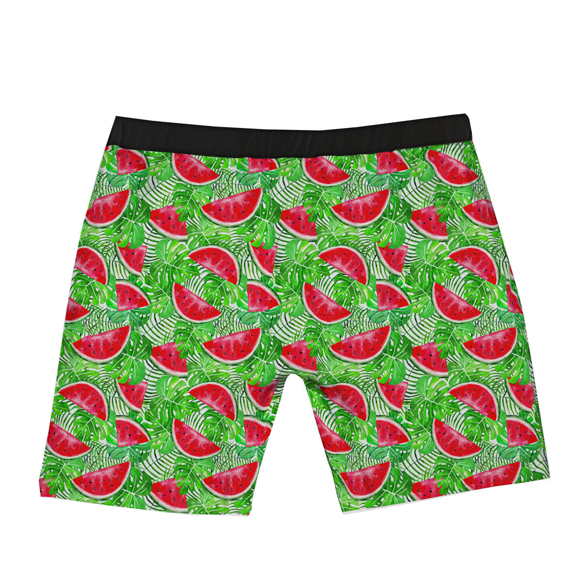 Watermelon Aloha Tropical Print Pattern Boxer Briefs-grizzshop