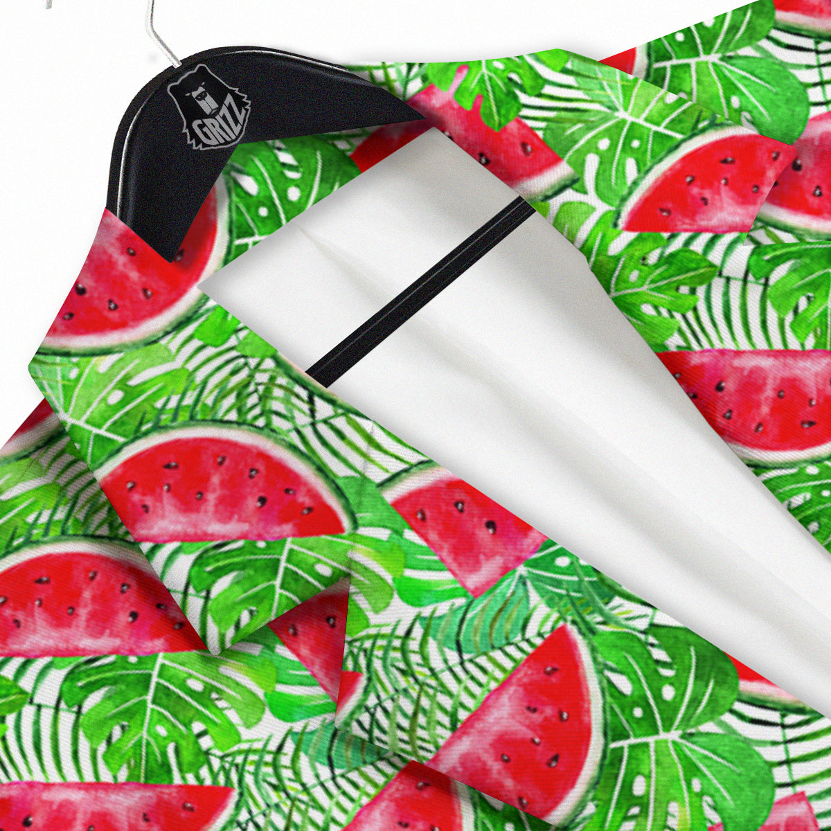 Watermelon Aloha Tropical Print Pattern Men's Sport Coat-grizzshop