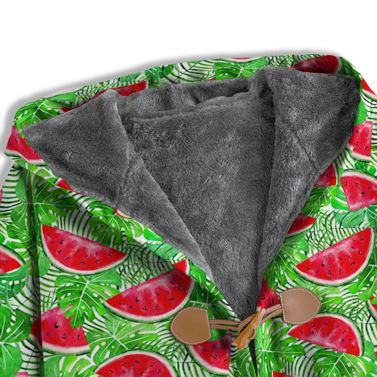 Watermelon Aloha Tropical Print Pattern Men's Windbreaker Jacket-grizzshop