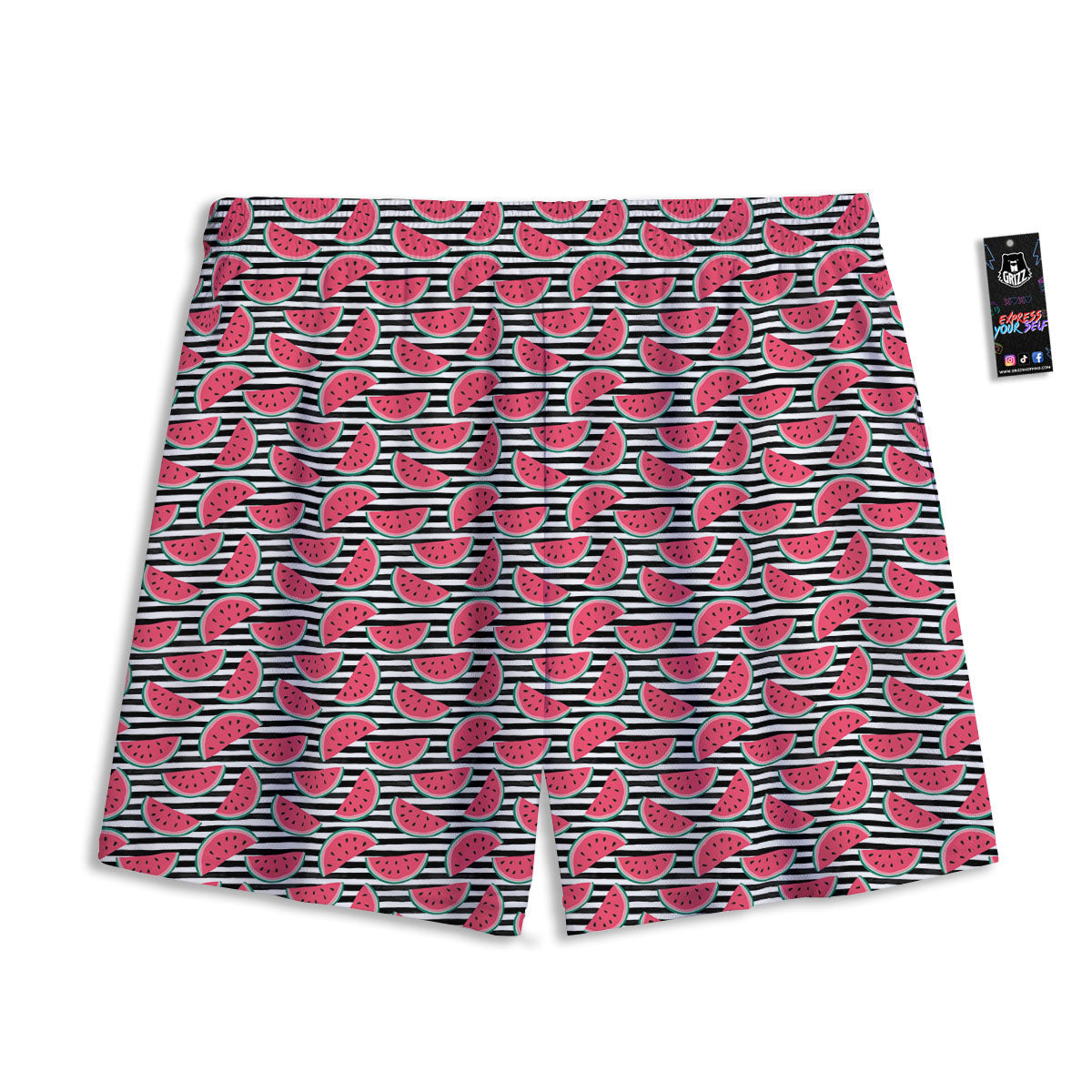 USA Star Fourth of July Print Pattern Mesh Shorts
