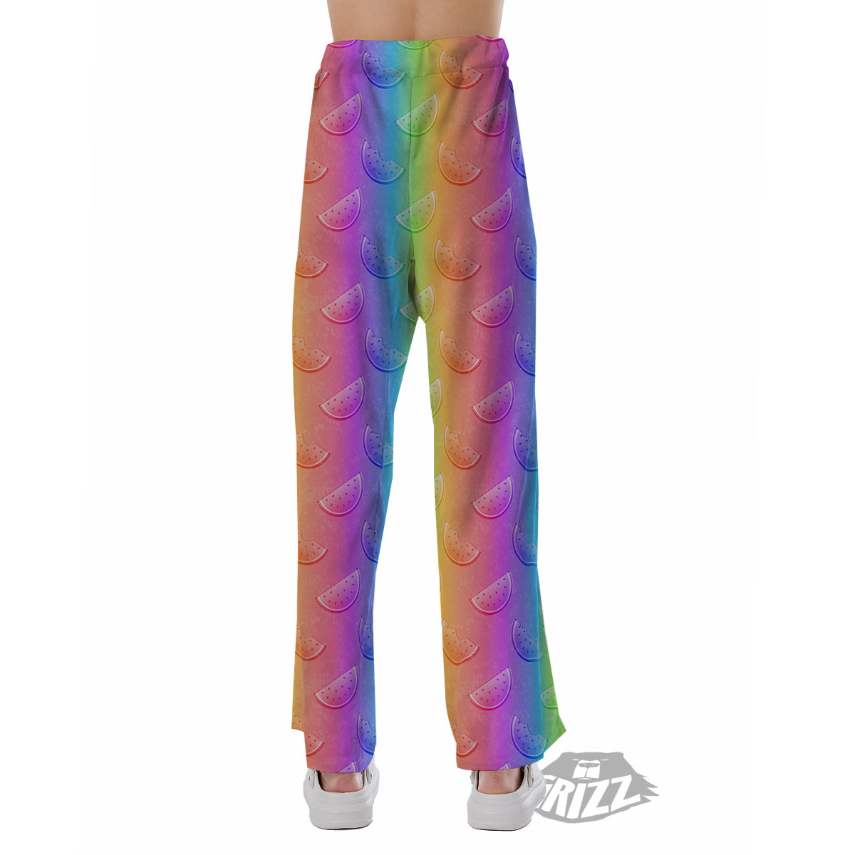 Watermelon Colorful Print Pattern Pajama Pants-grizzshop