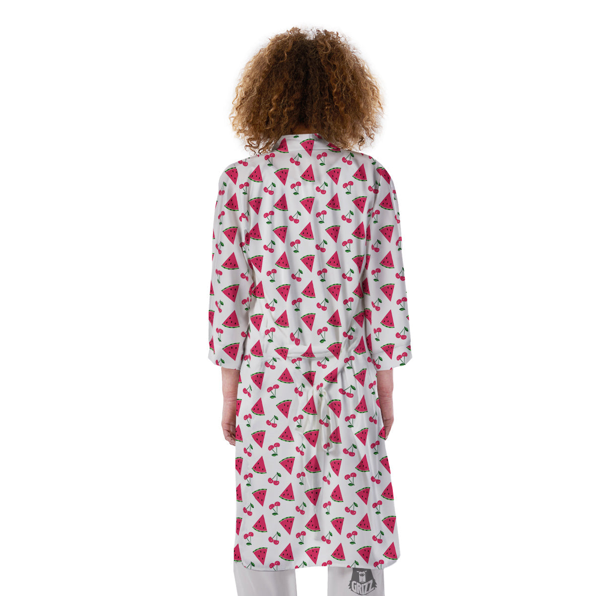 Watermelon Cute Berry Print Pattern Kimono-grizzshop