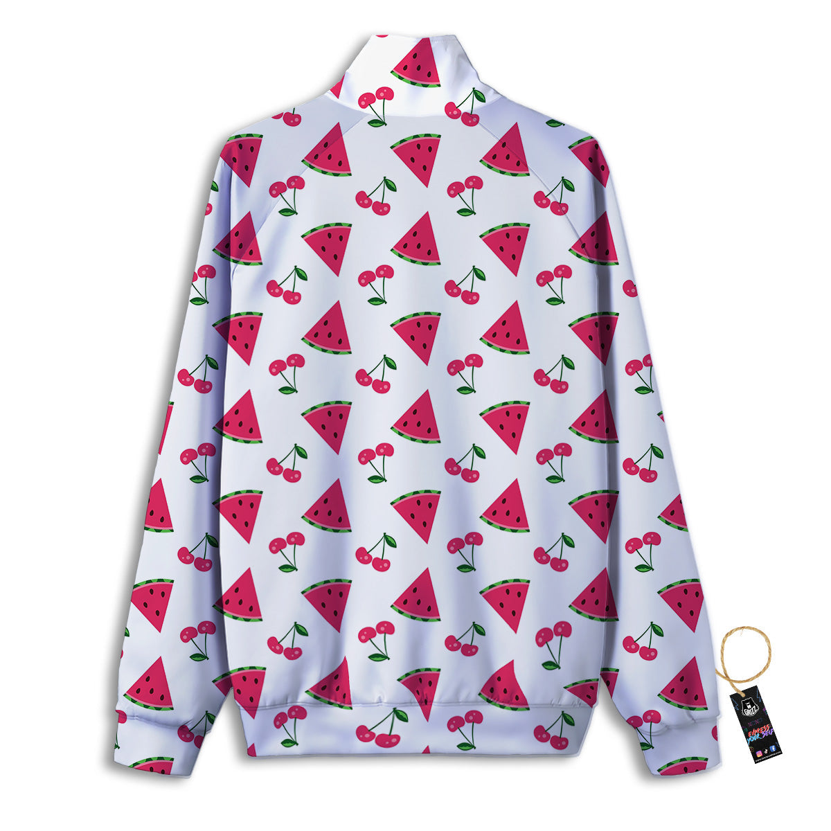 Watermelon Cute Berry Print Pattern Track Jacket-grizzshop