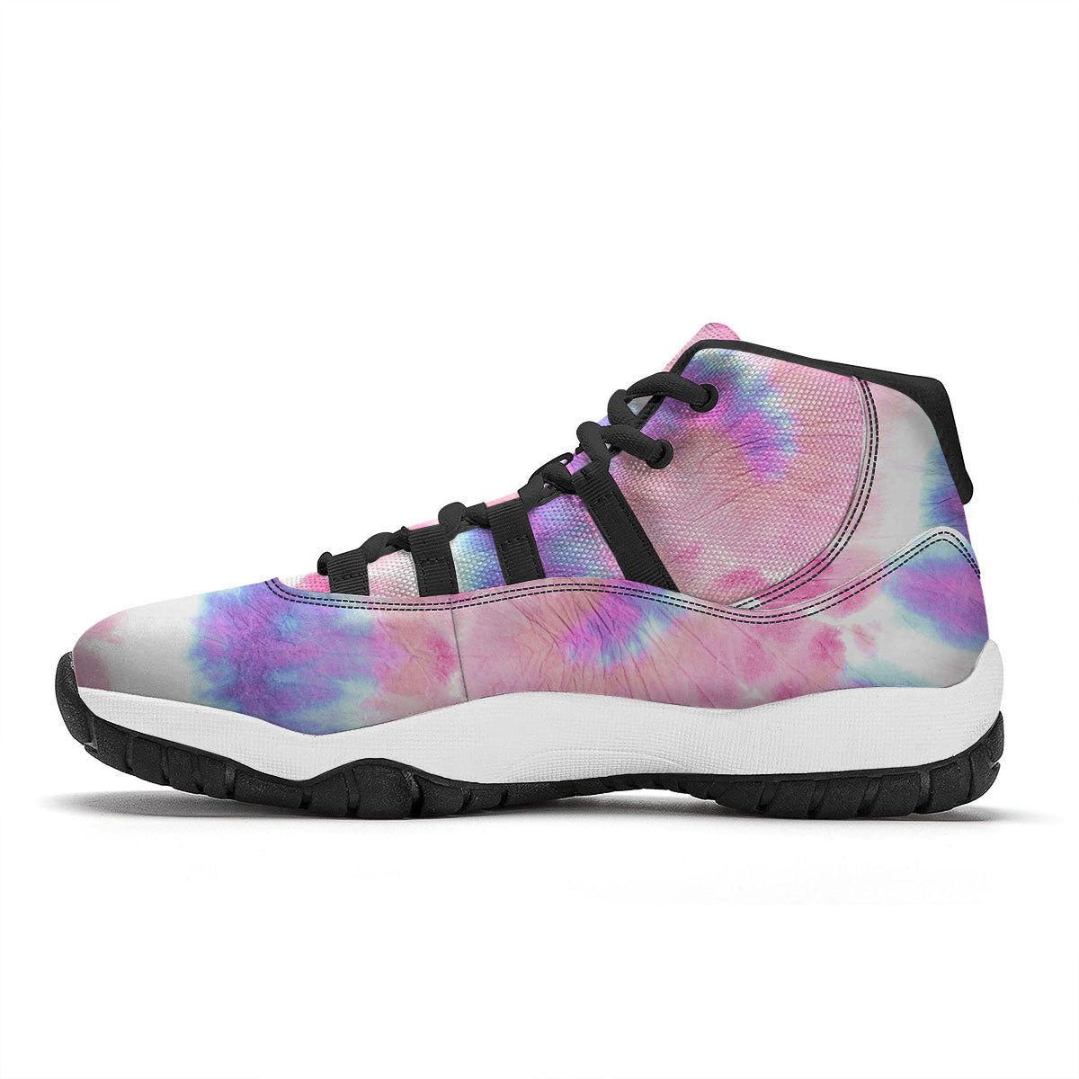 Watermelon Cute Pineapple Print Pattern Black Bball Shoes-grizzshop