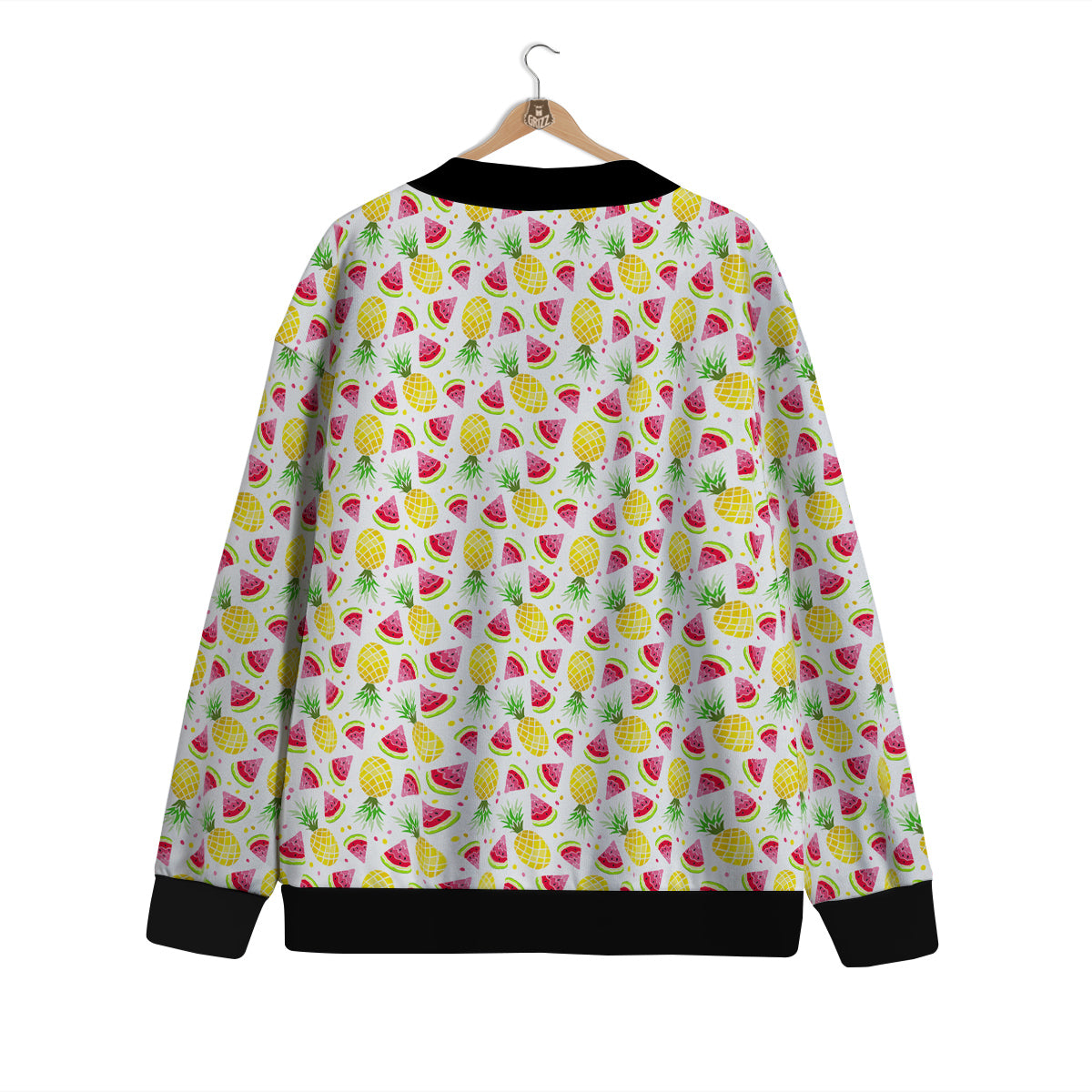 Watermelon Cute Pineapple Print Pattern Cardigan-grizzshop