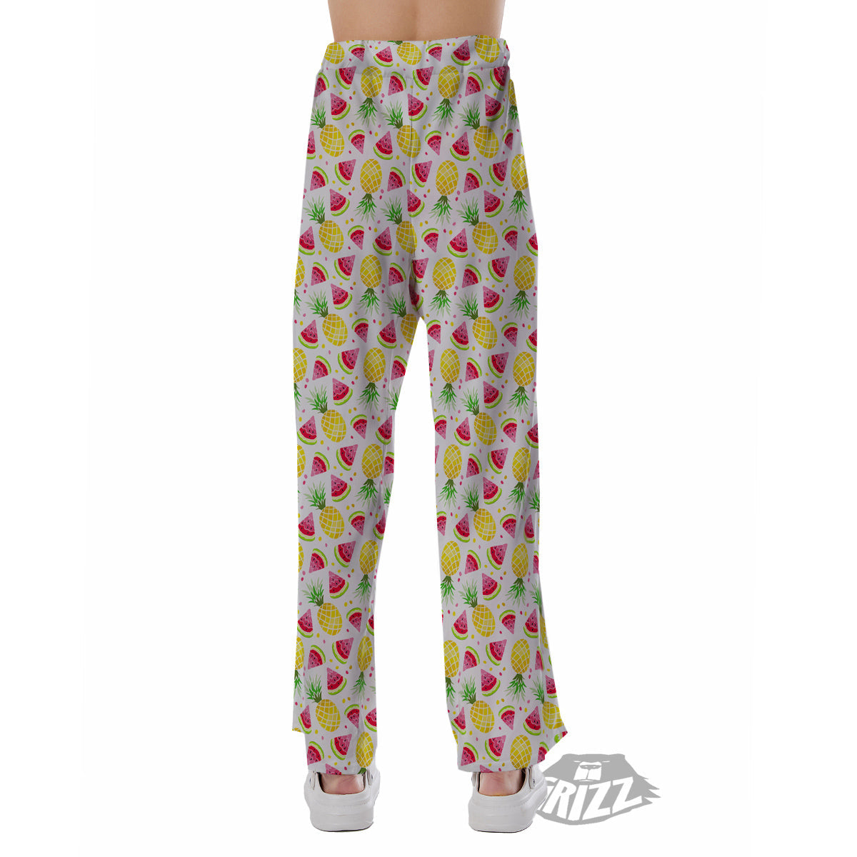 Watermelon Cute Pineapple Print Pattern Pajama Pants-grizzshop