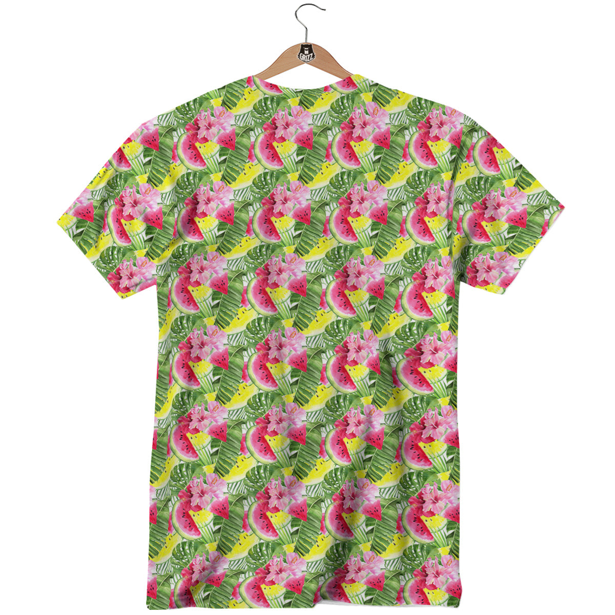 Watermelon Cute Tropical Print Pattern T-Shirt-grizzshop