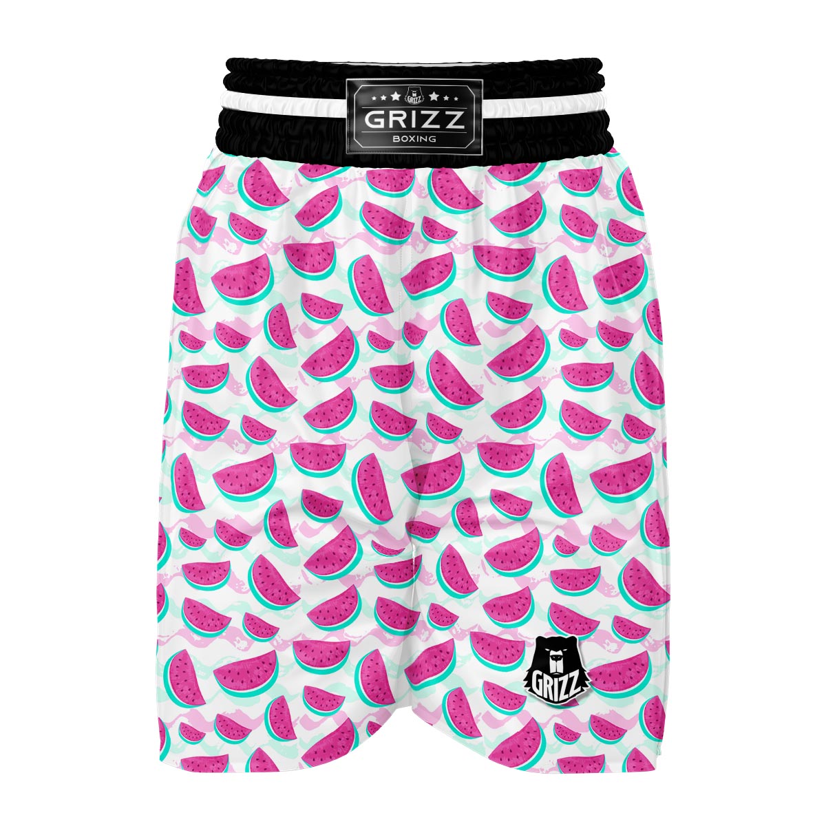 Watermelon Flat Style Boxing Shorts-grizzshop