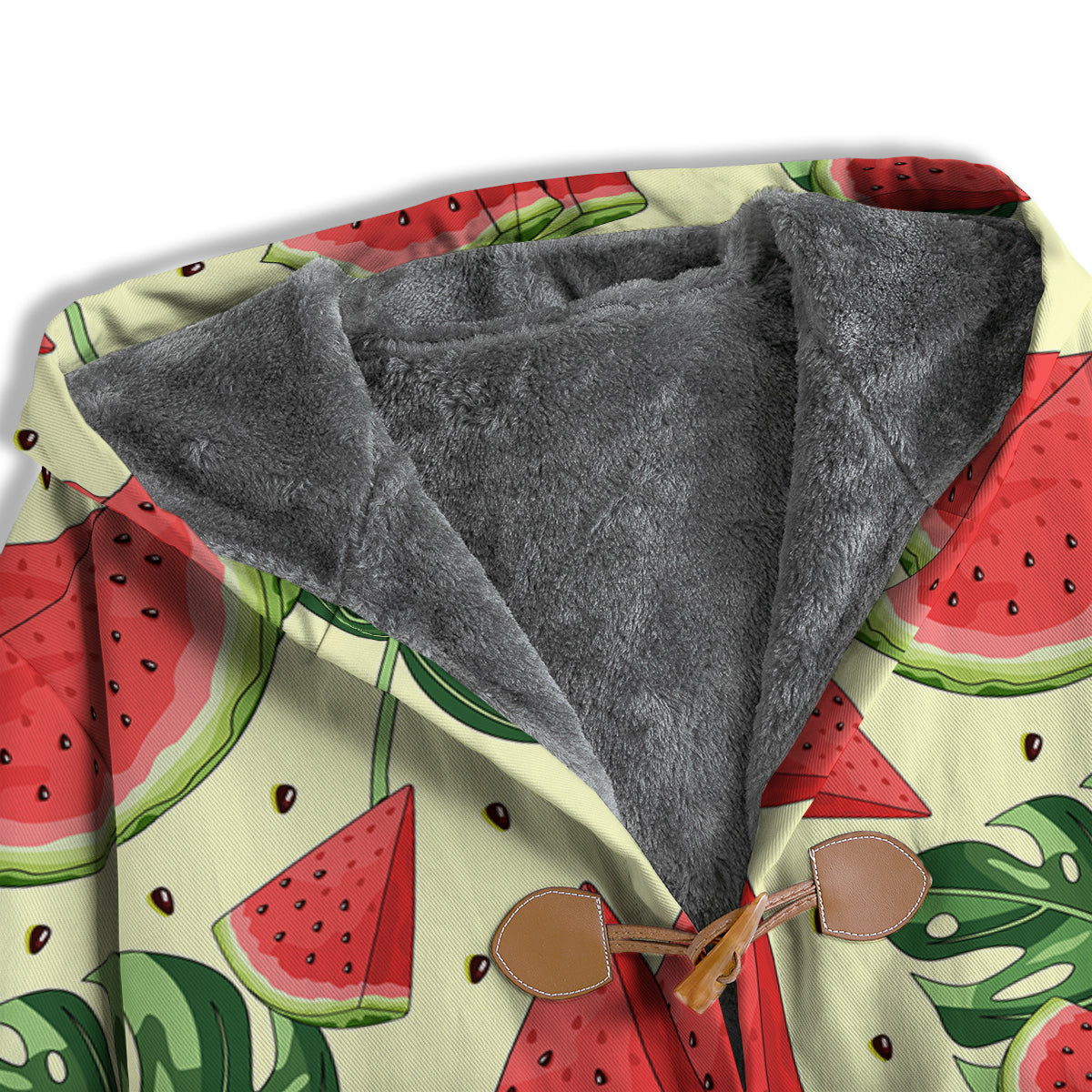 Watermelon Leaf Tropical Print Pattern Men's Windbreaker Jacket-grizzshop