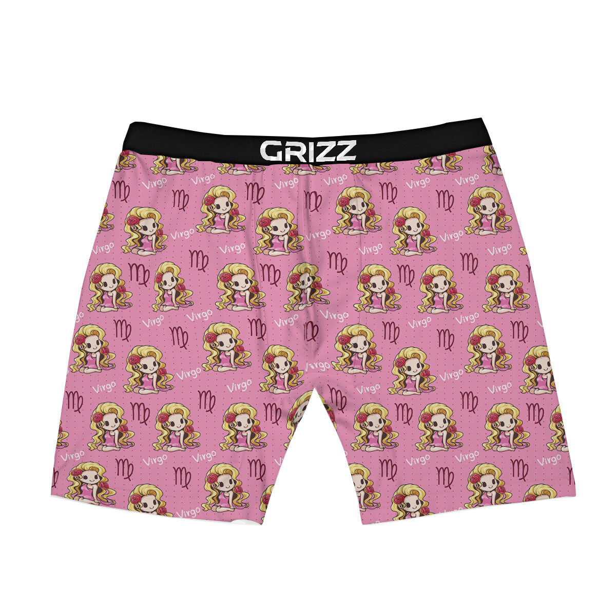 Watermelon Summer Blue Print Pattern Boxer Briefs-grizzshop