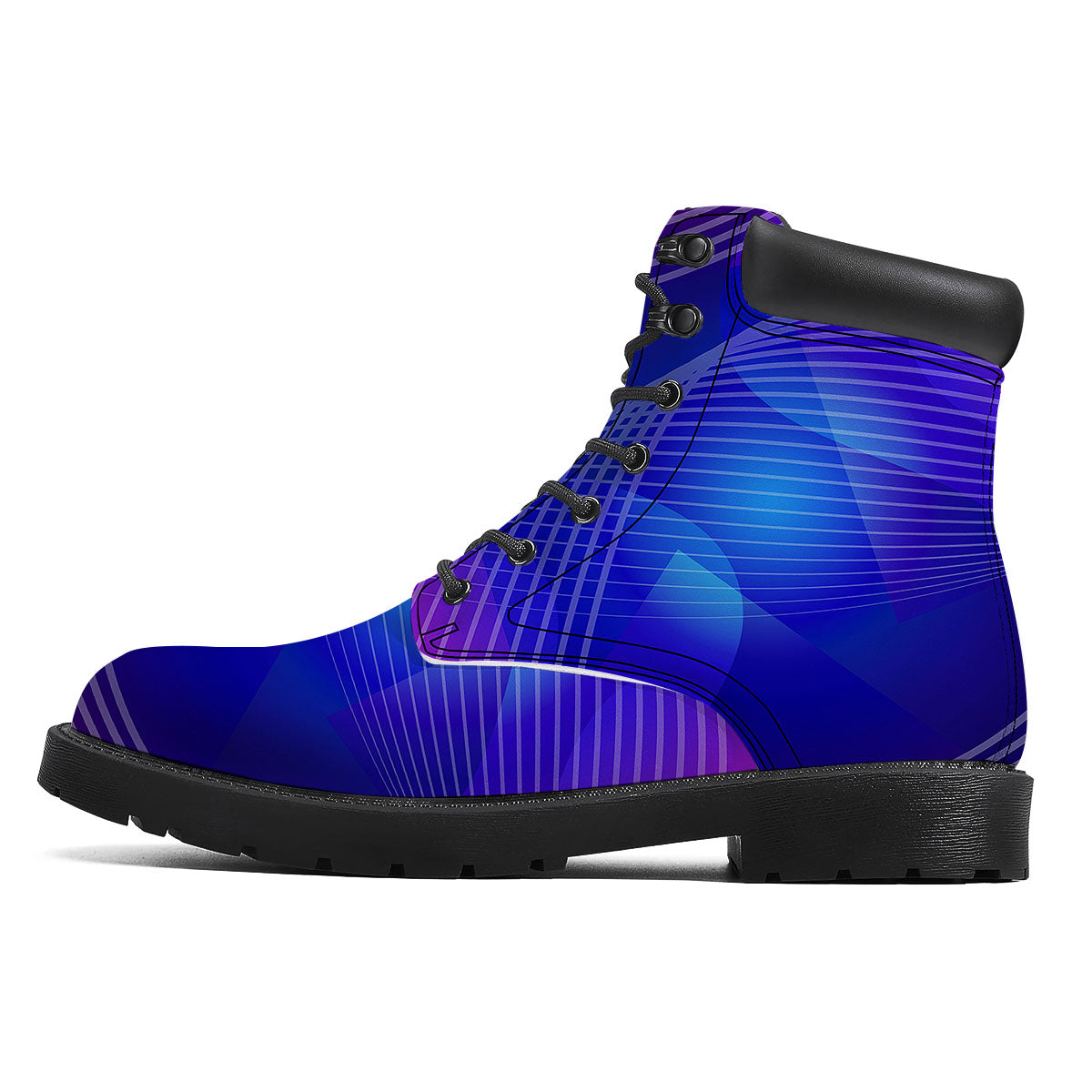 Wave EDM Print Boots-grizzshop