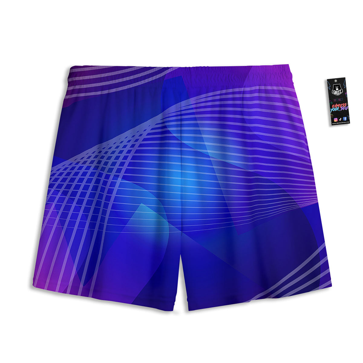 Wave EDM Print Mesh Shorts