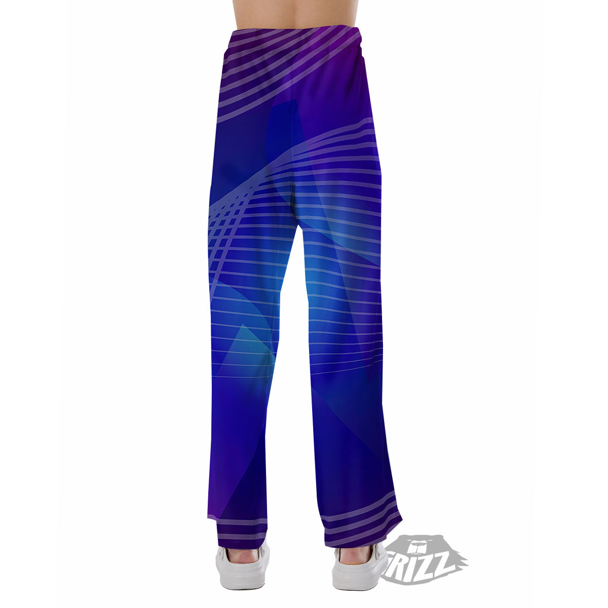 Wave EDM Print Pajama Pants-grizzshop