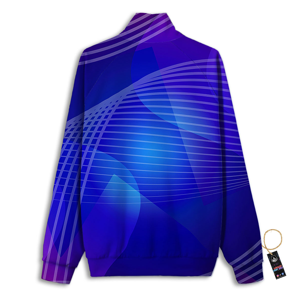 Wave EDM Print Track Jacket-grizzshop