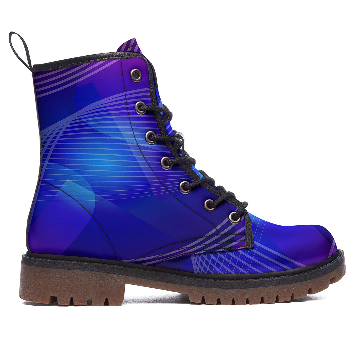 Wave EDM Print Work Boots-grizzshop
