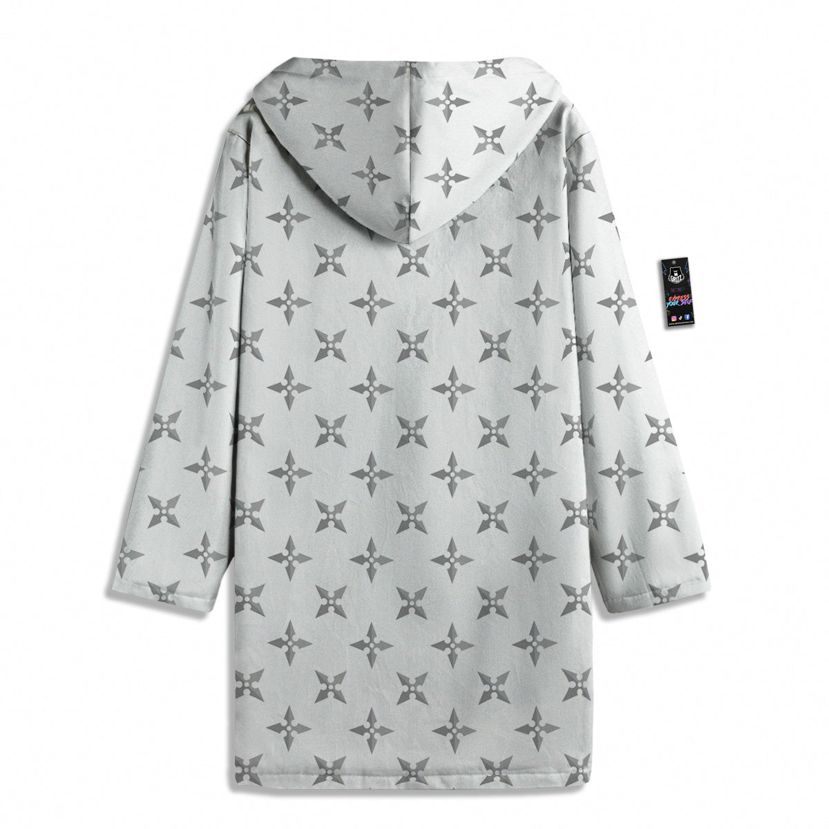 Weapon Ninja Print Pattern Men's Windbreaker Jacket-grizzshop