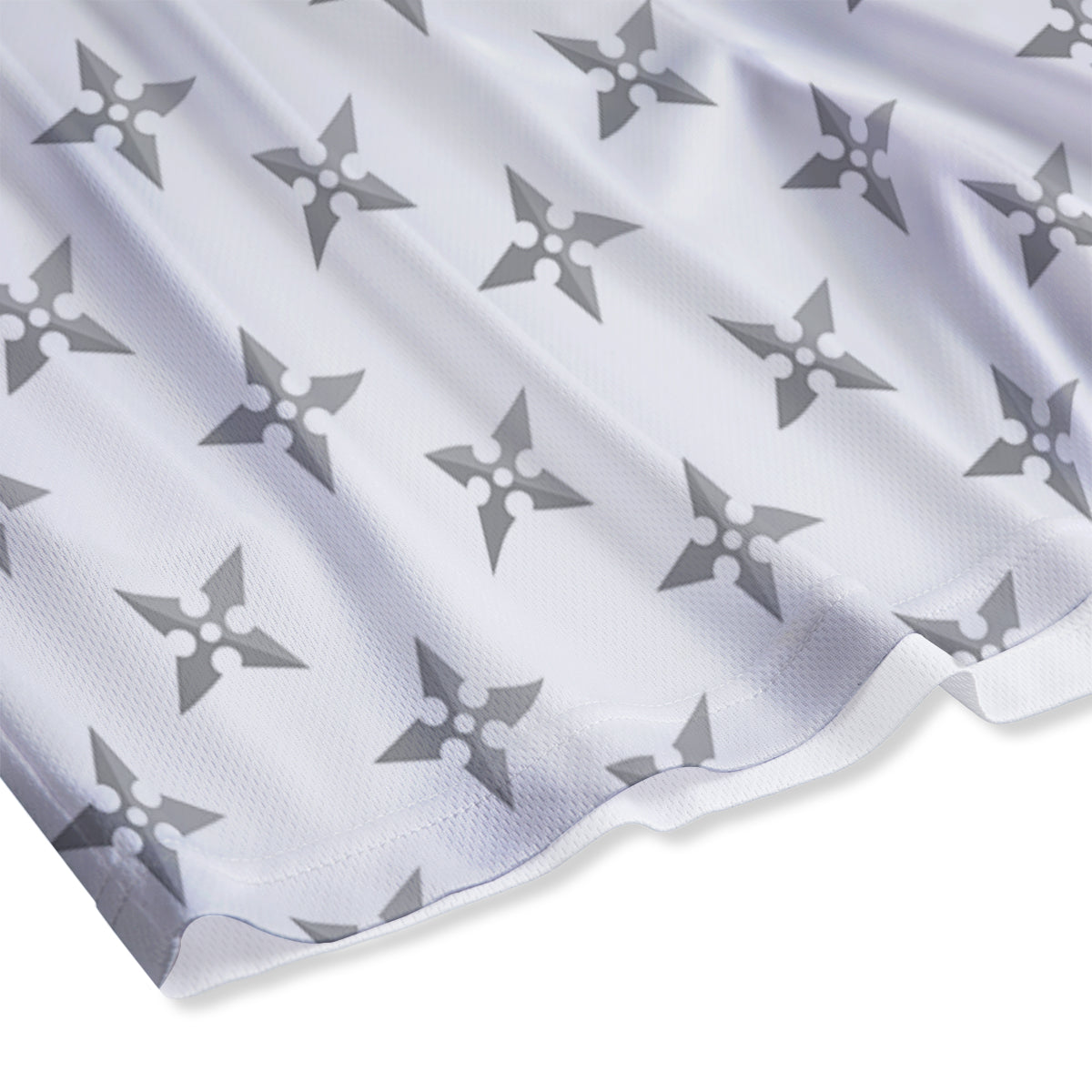 Weapon Ninja Print Pattern Mesh Shorts-grizzshop