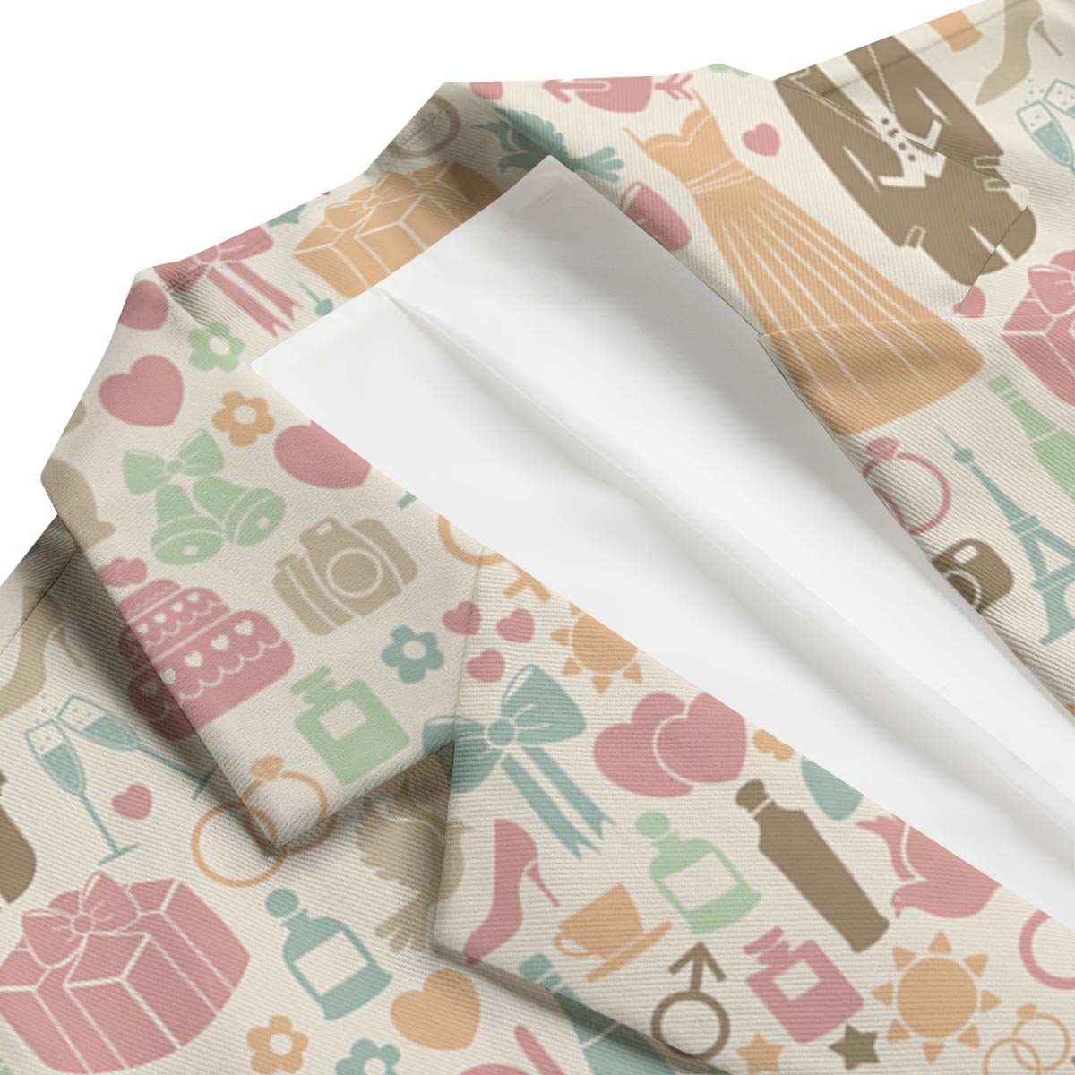 Wedding Print Pattern Men's Blazer-grizzshop