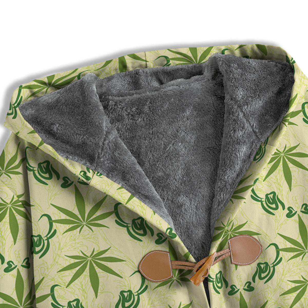 Weed Zigzag Print Pattern Men's Windbreaker Jacket-grizzshop