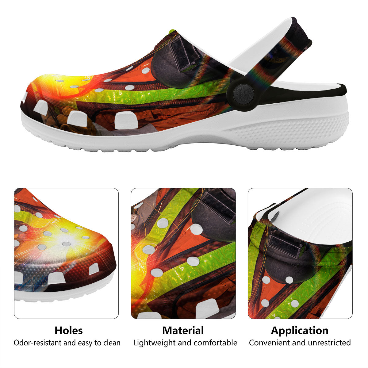 Welder Industrial Print Clog-grizzshop