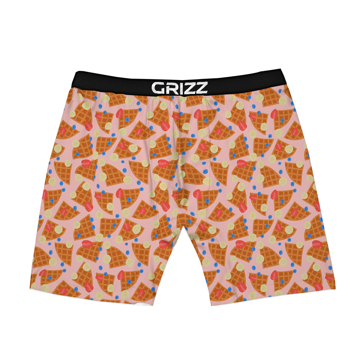 Western Navajo Blue Native Print Boxer Briefs-grizzshop