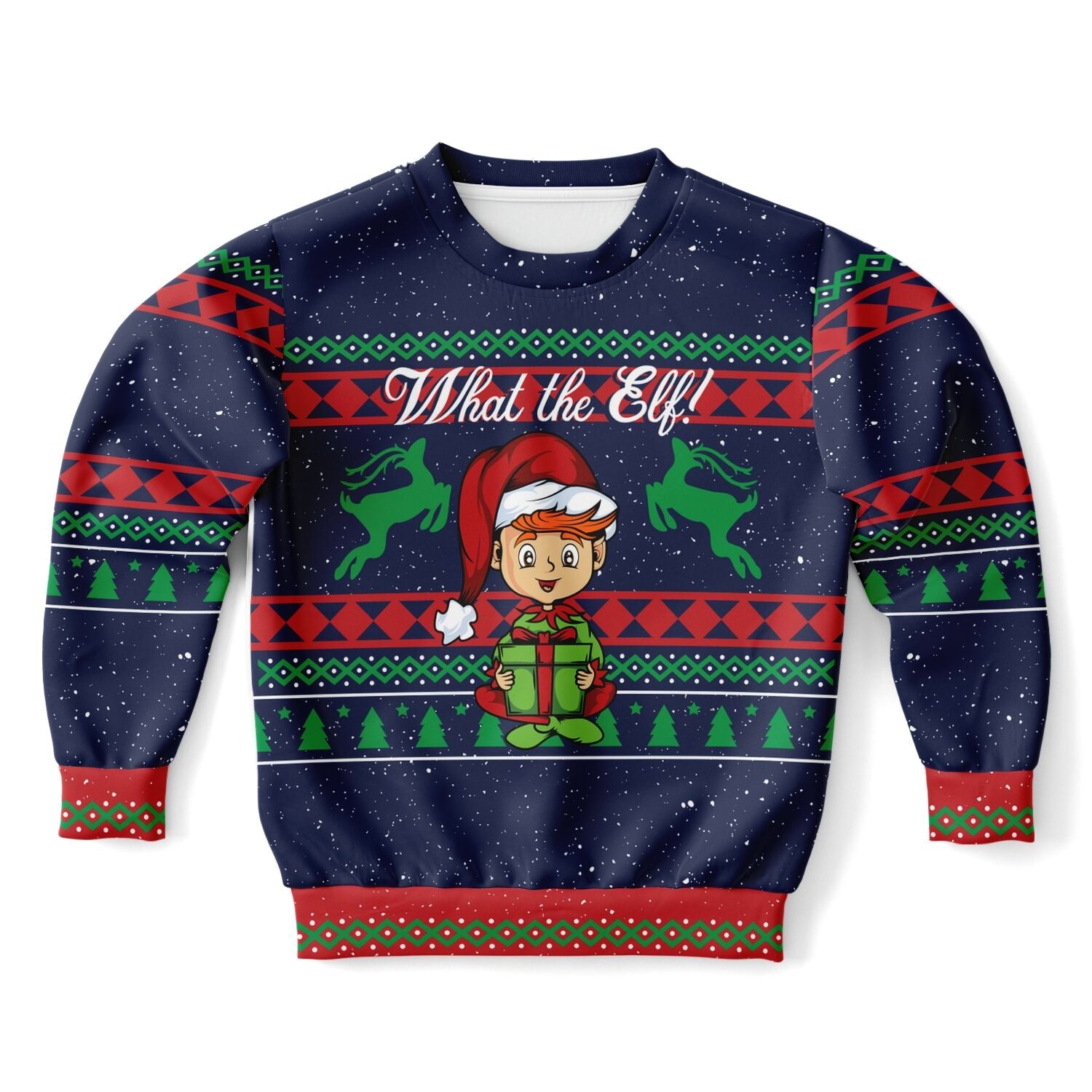 What the Elf Ugly Christmas Sweater-grizzshop