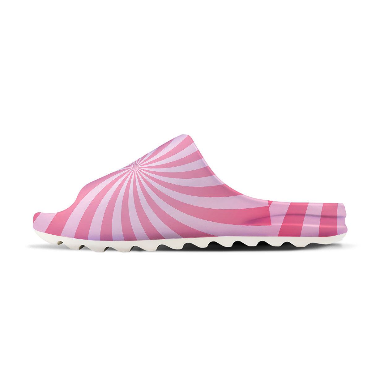 Whirlpool Spiral Pink Print Sandals-grizzshop