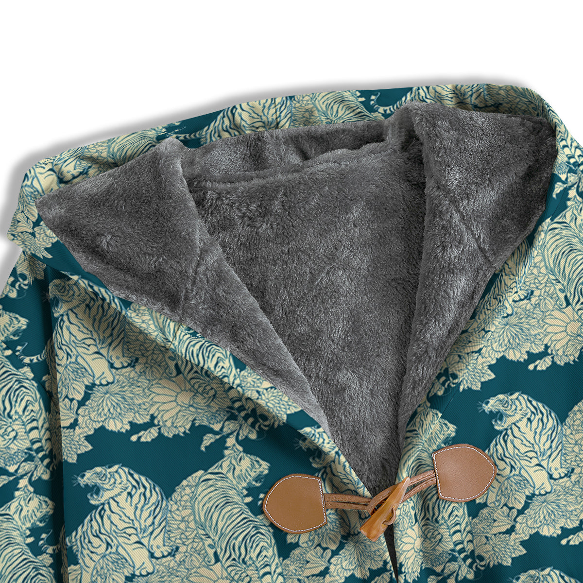 White Tiger Japanese Print Pattern Men's Windbreaker Jacket-grizzshop