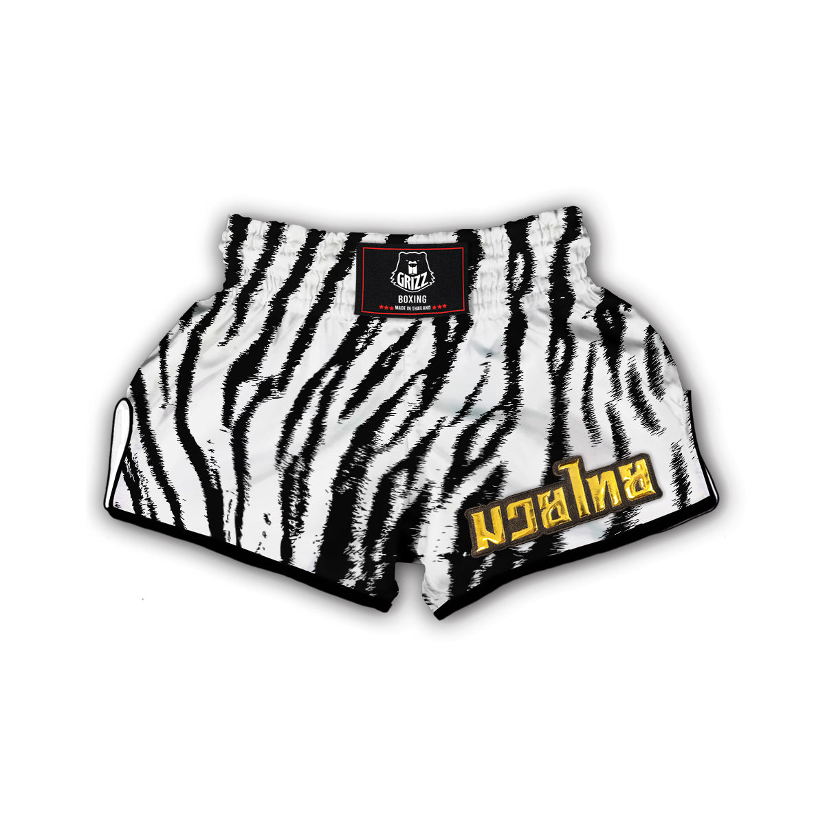 White Tiger Muay Thai Boxing Shorts-grizzshop