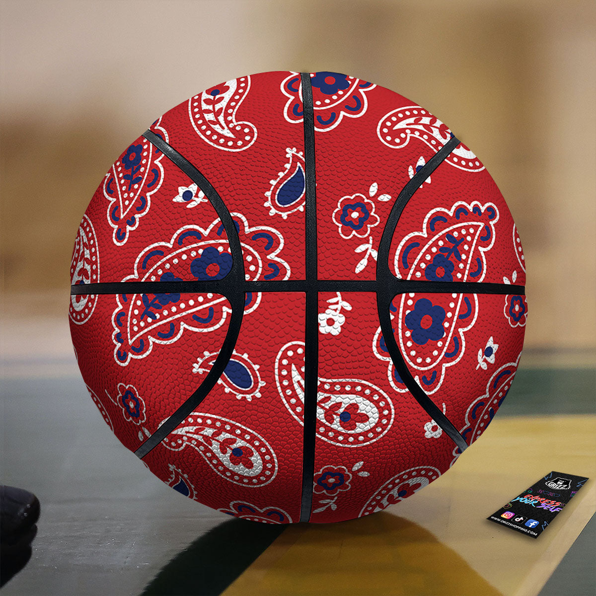 XOXO Valentine's Day Print Pattern Basketball