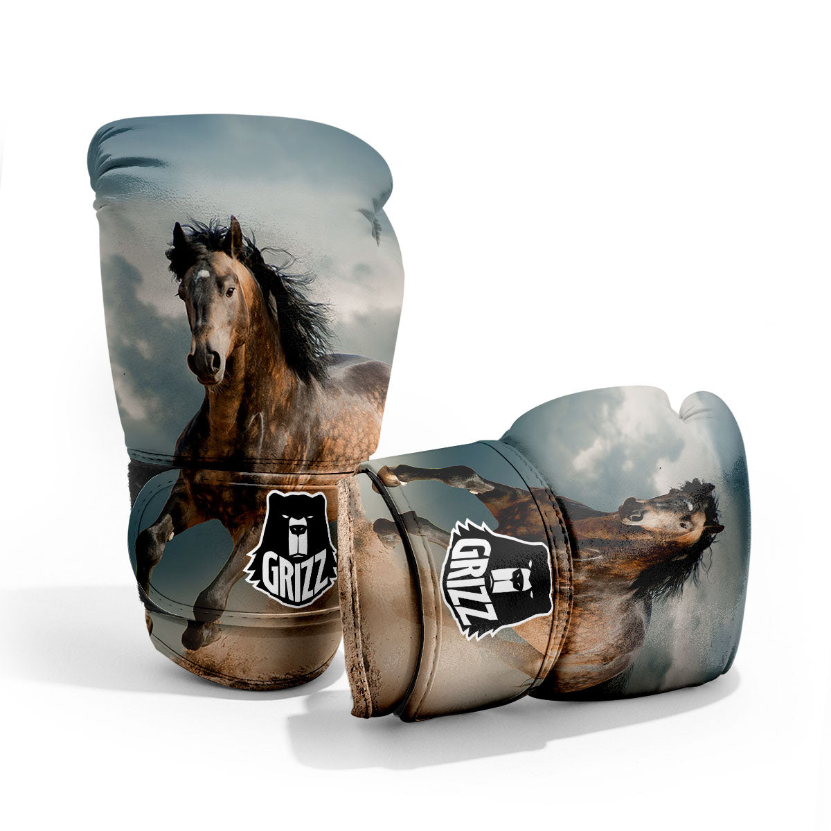 Wild Horses Running Print Pro Boxing Glove