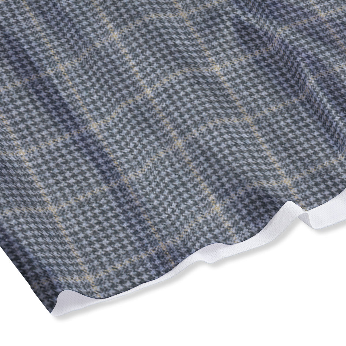 Windowpane Grey Print Pattern Mesh Shorts-grizzshop