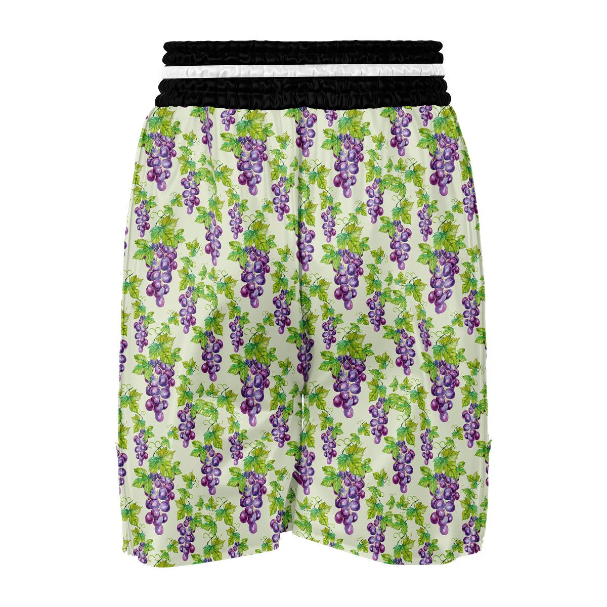 Wine Grape Print Pattern Boxing Shorts-grizzshop