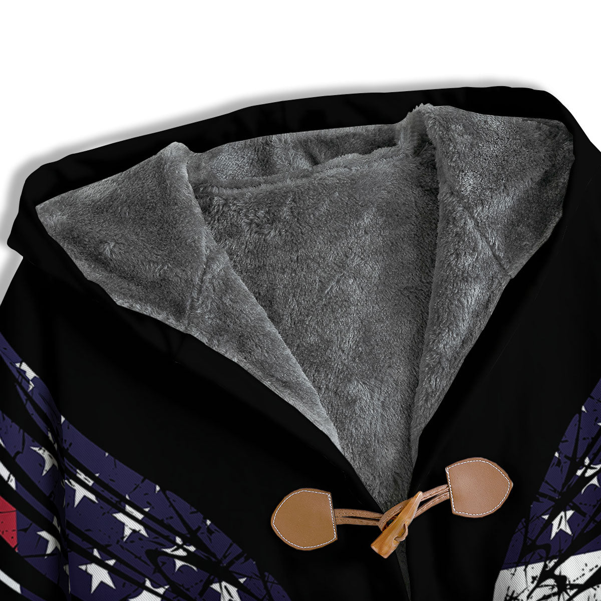 Wing Flag American Print Men's Windbreaker Jacket-grizzshop