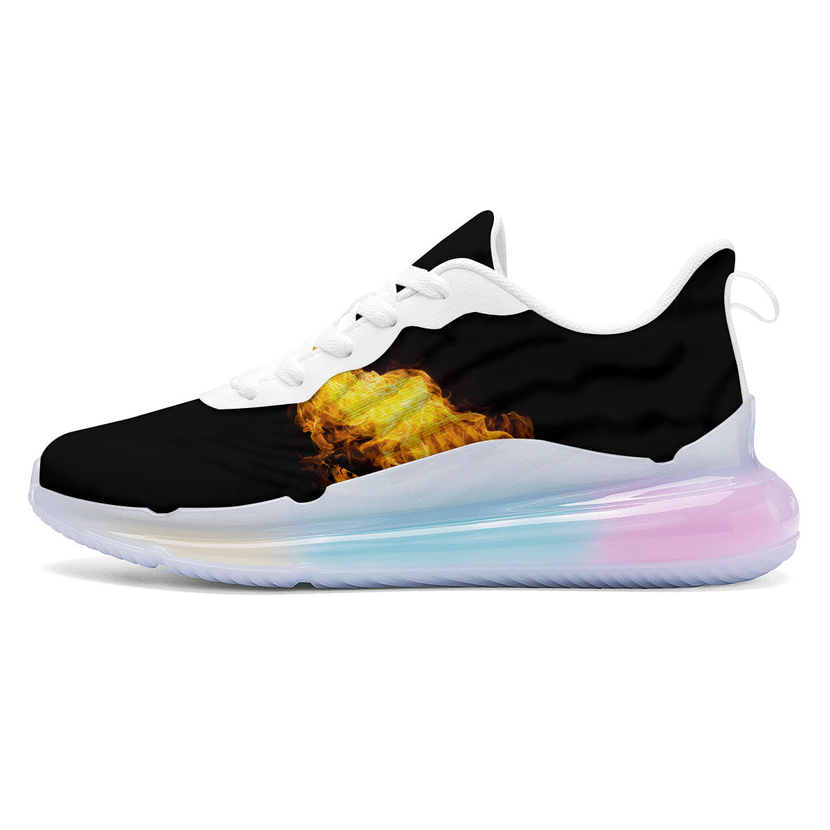 Wings Flame Print Running Sneakers-grizzshop