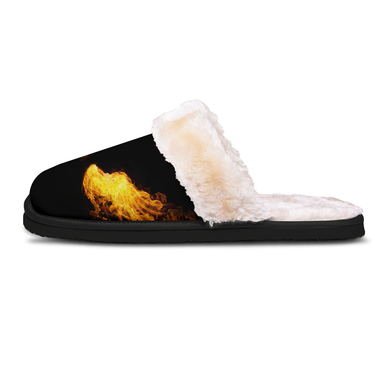 Wings Flame Print Slippers-grizzshop
